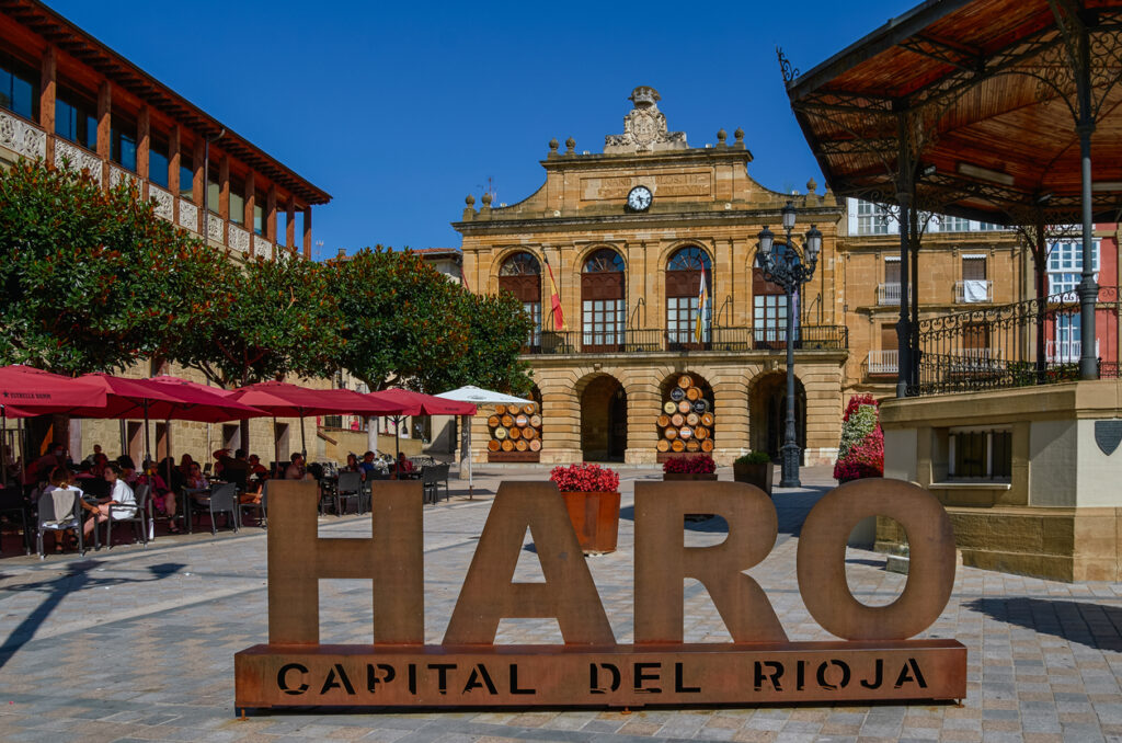 Haro, Capital del Rioja in Spanien.